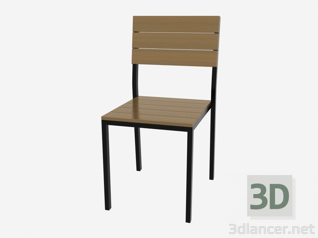 modello 3D Sedia (scuro) - anteprima