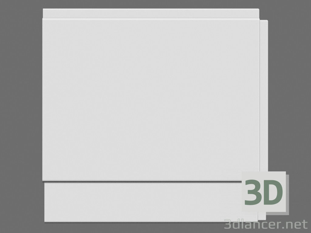 3d модель Панель боковая R для ванны Safe – превью