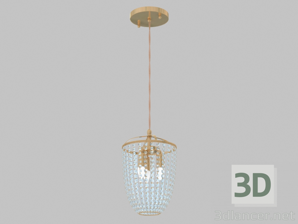 modello 3D Caramel Lampadario (1024-3P) - anteprima