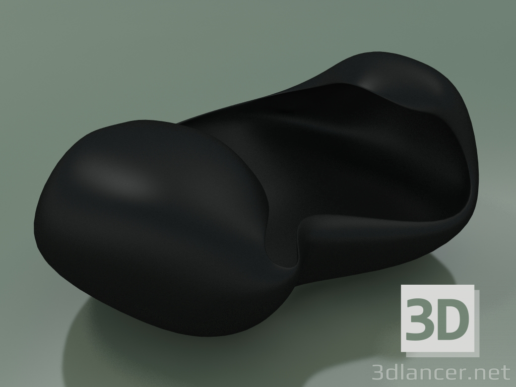 3d model Tazón Bouble (Matt Black) - vista previa