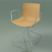 3d model Chair 0357 (swivel, with armrests, without upholstery, natural oak) - preview