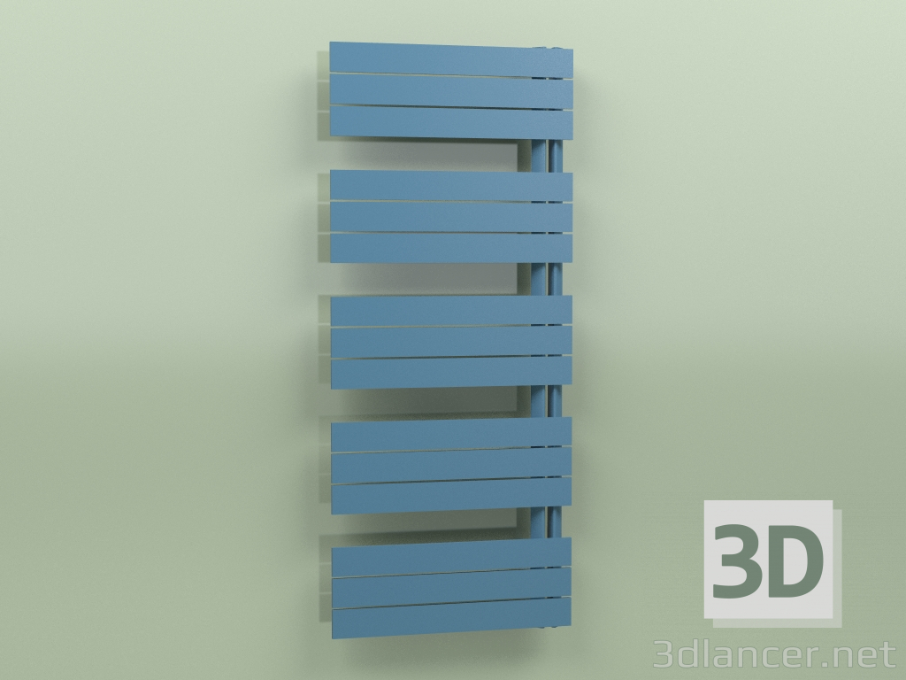 modello 3D Scaldasalviette - Elato (1430 x 600, RAL - 5001) - anteprima