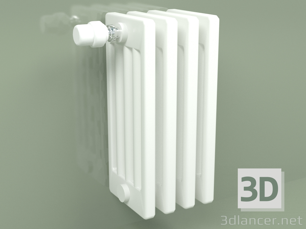 3D modeli Radyatör Delta Laserline (DL5, H 415 mm, RAL - 9016) - önizleme