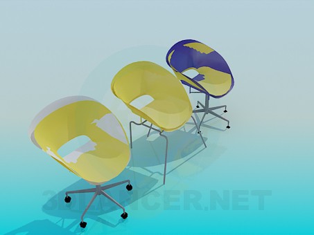 3d model Sets sillas para Cafe - vista previa