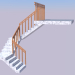 3D Modell Treppen - Vorschau