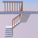 3D Modell Treppen - Vorschau