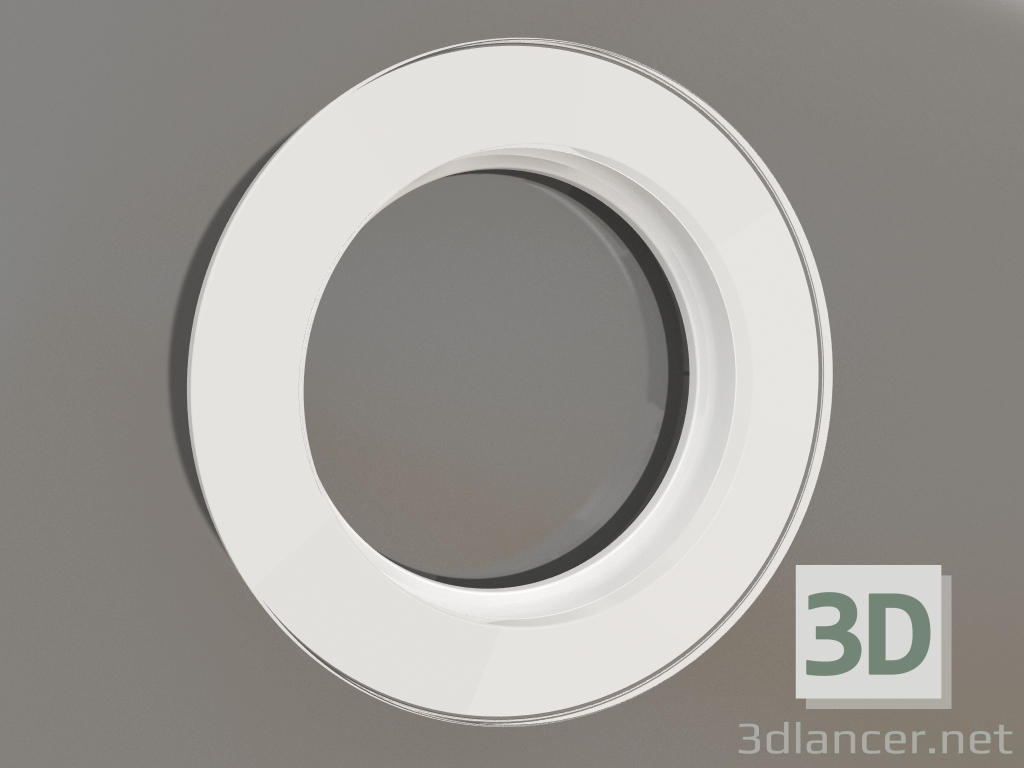 Modelo 3d Frame Favorit Runda para 1 post (branco) - preview