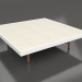 3d model Square coffee table (White, DEKTON Danae) - preview