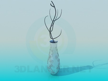 Modelo 3d Vaso - preview