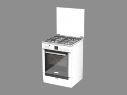 Cuisinière à gaz HGG 245255 R (85h60h60)