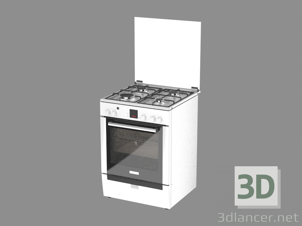 Modelo 3d Fogão a gás HGG 245255 R (85x60x60) - preview