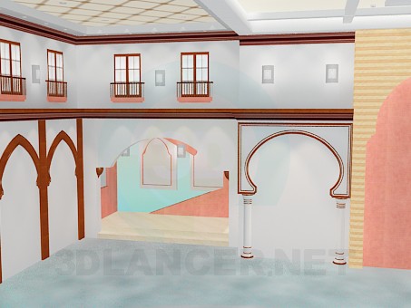 3d model Interior - preview