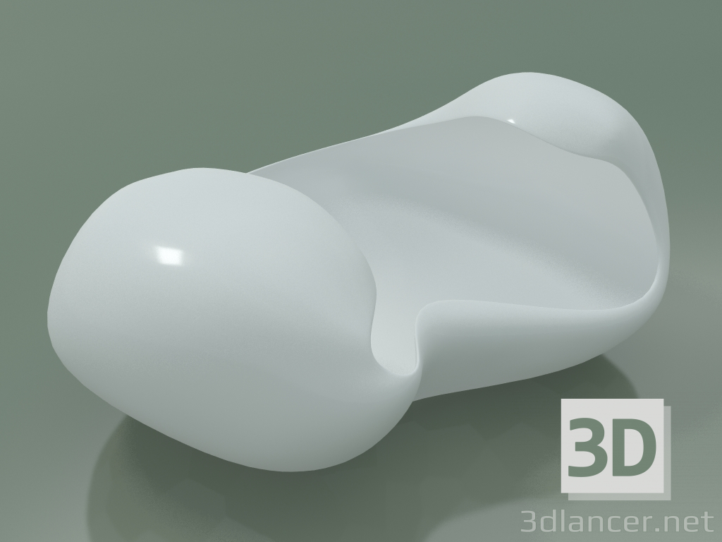 3d model Tazón Bouble (Blanco) - vista previa