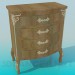 3d model Cabinet with drawers - preview