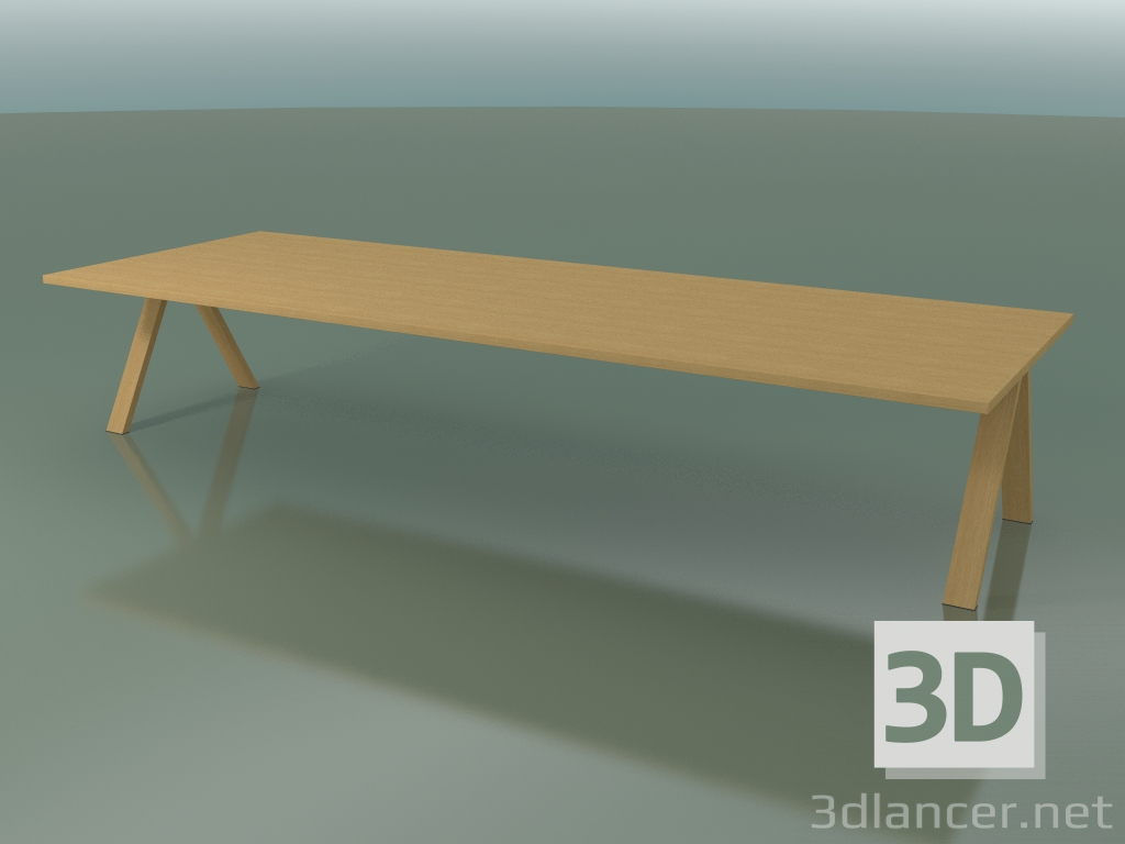 3d model Mesa con encimera estándar 5000 (H 74 - 390 x 135 cm, roble natural, composición 2) - vista previa