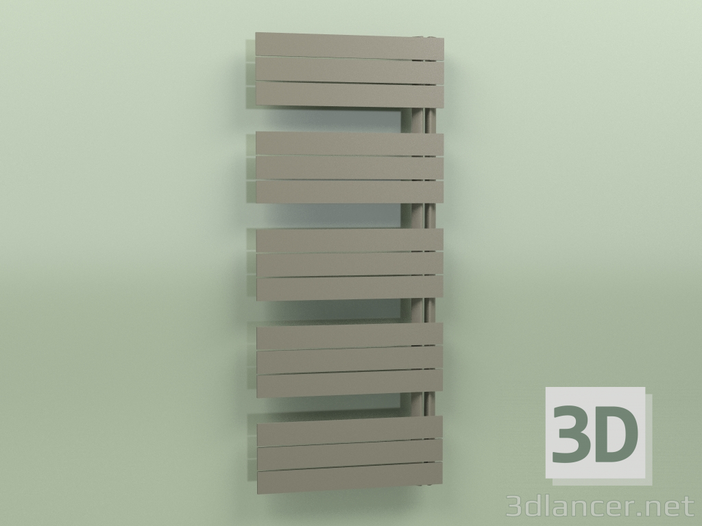 3d model Heated towel rail - Elato (1430 x 600, RAL - 7013) - preview