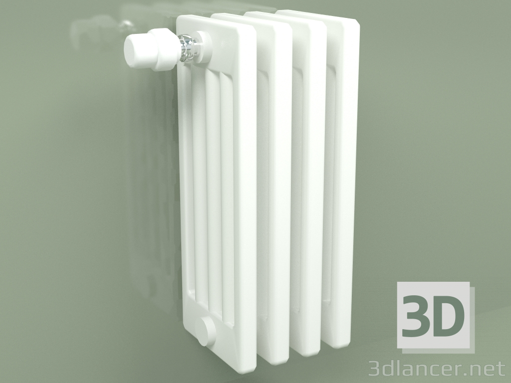 3D modeli Radyatör Delta Laserline (DL5, H 450 mm, RAL - 9016) - önizleme