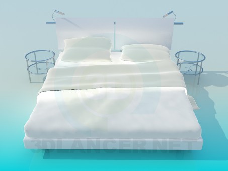 Modelo 3d Cama - preview