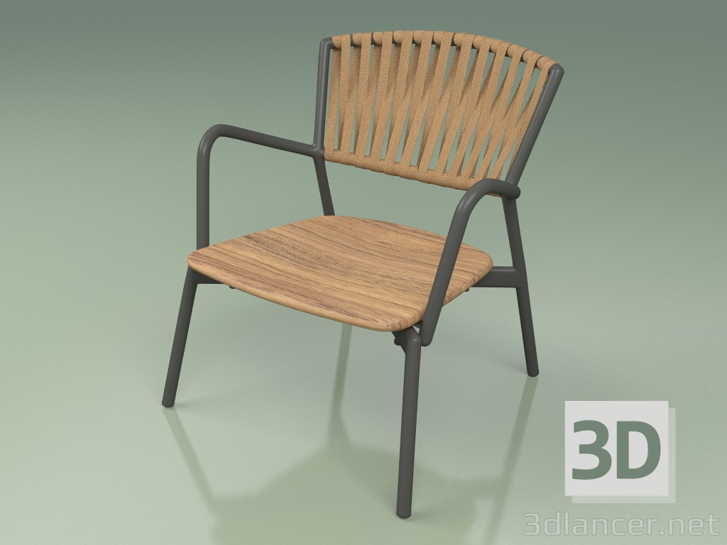 modèle 3D Chaise 127 (Ceinture Tabac) - preview