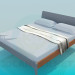 3d model Bed with furnishing - preview