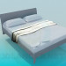 3d model Bed with furnishing - preview