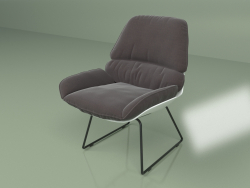 Fauteuil Bay (noir, gris foncé)