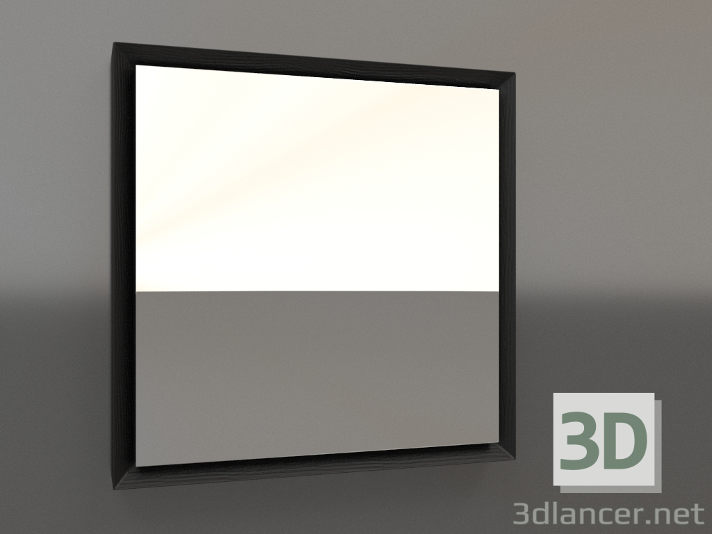 3d model Espejo ZL 21 (400x400, madera negra) - vista previa