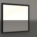 modèle 3D Miroir ZL 21 (400x400, bois noir) - preview