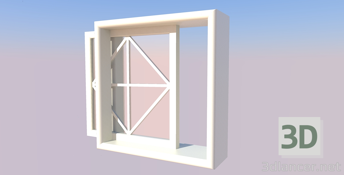 3D Modell Fenster - Vorschau