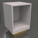 3d model Bedside table without door TM 04 (400x400x600, wood pale) - preview