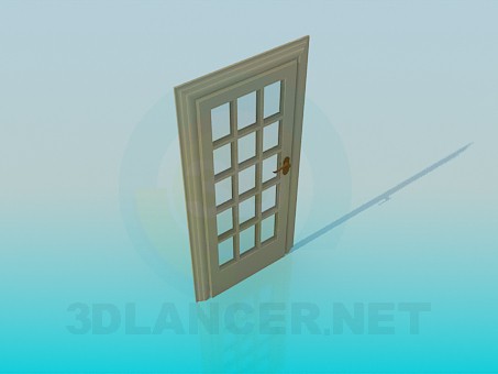 3d model Puerta de cristal - vista previa