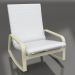 3d model Rocking chair (Gold) - preview