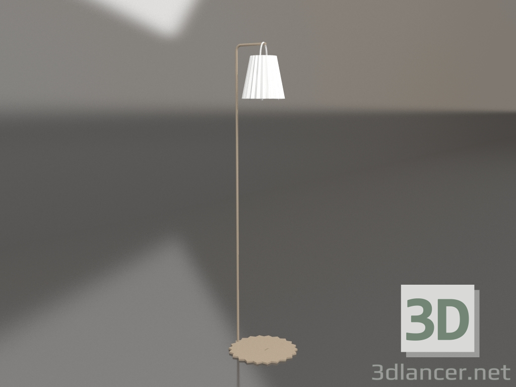 modello 3D Lampada da terra (Sabbia) - anteprima