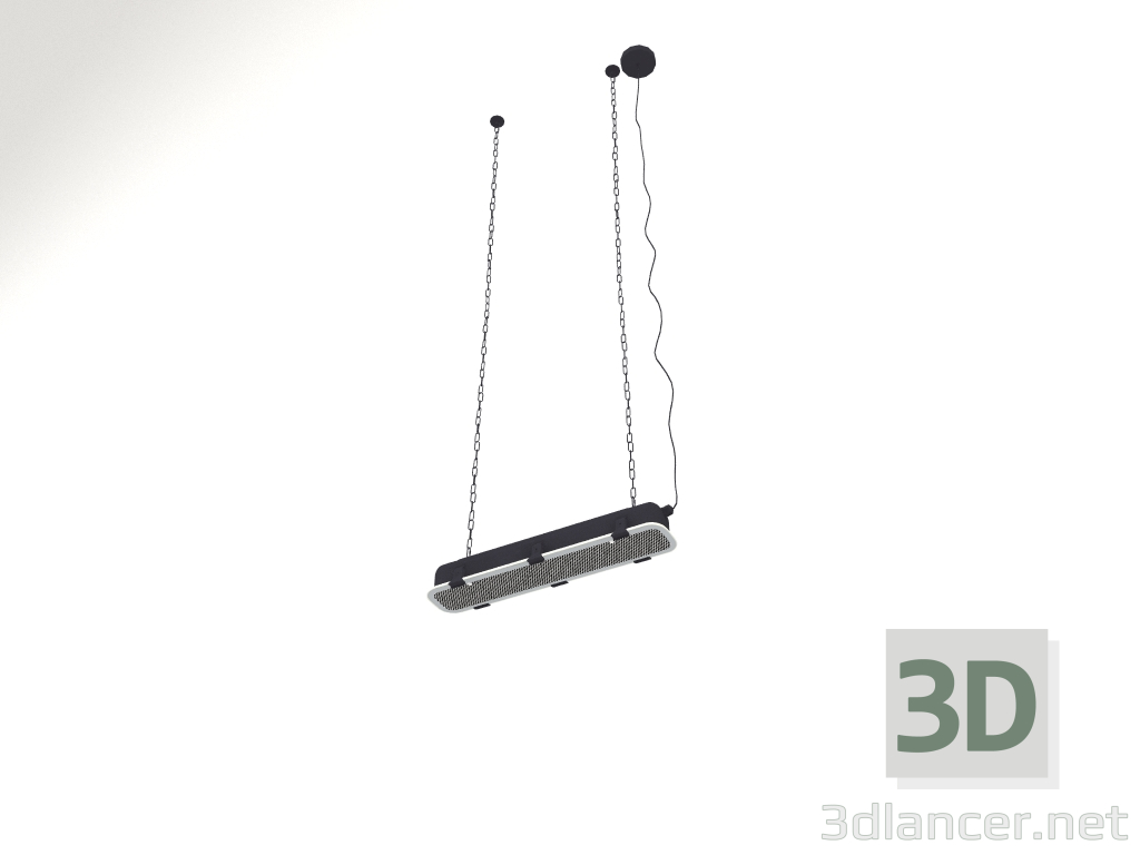 3D Modell Hängelampe GTA L (Schwarz) - Vorschau