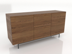 Çekmeceli dolap 2 1600 mm (açık ceviz)
