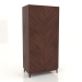 modèle 3D Armoire LEMAR 2 portes 1050x600x2200 mm (chêne tabac) - preview