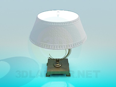 3D Modell Tisch-Lampe - Vorschau