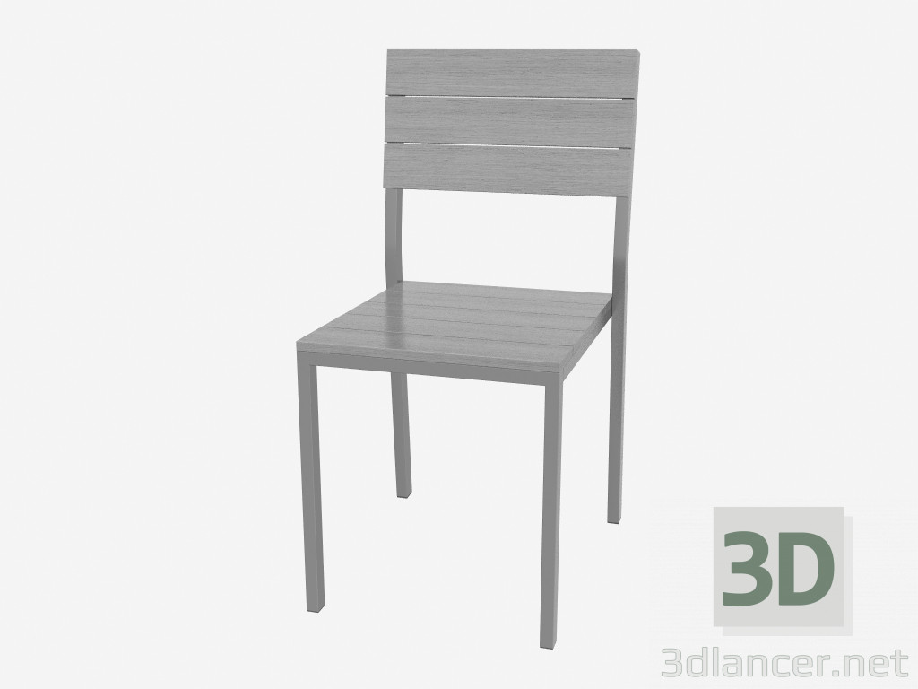 modello 3D Sedia (brillante) - anteprima