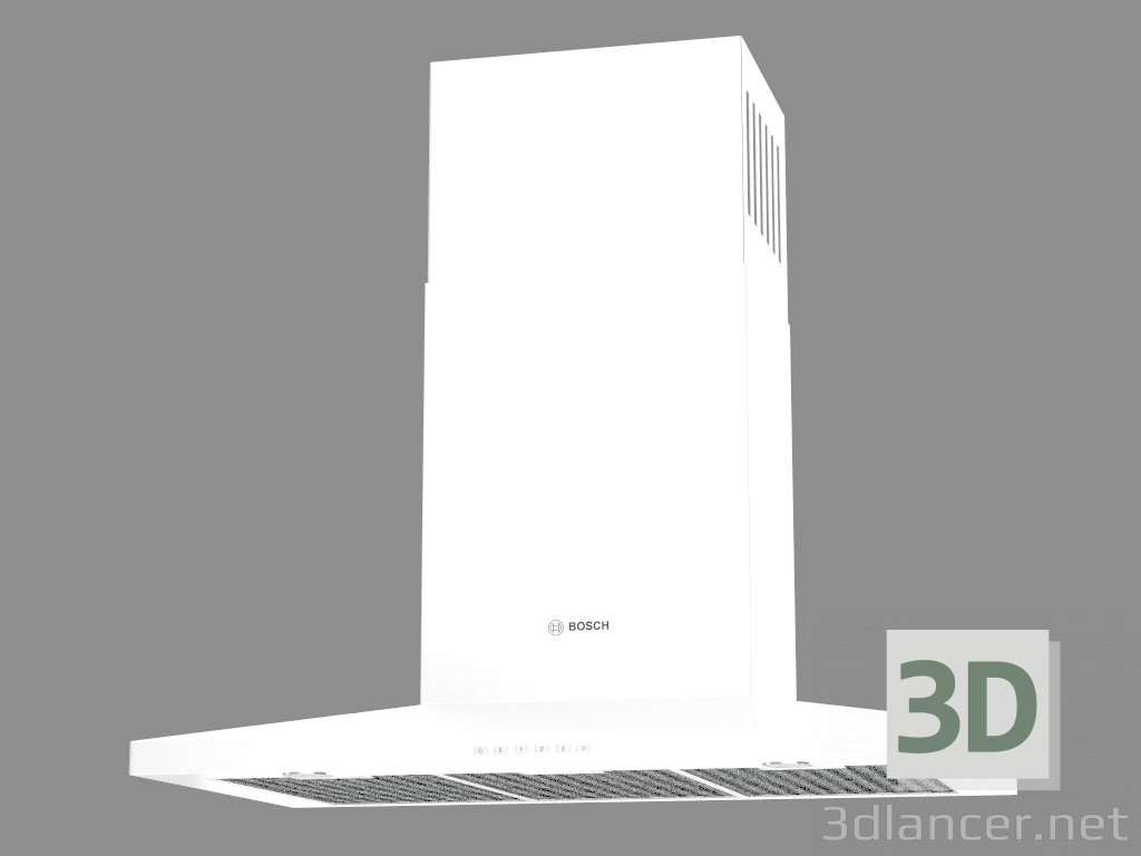 3d model Campana de pared con campana Rangehood DEE918PAU - vista previa