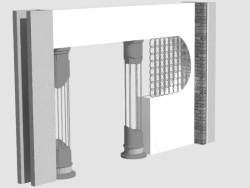 Colunas decorativas