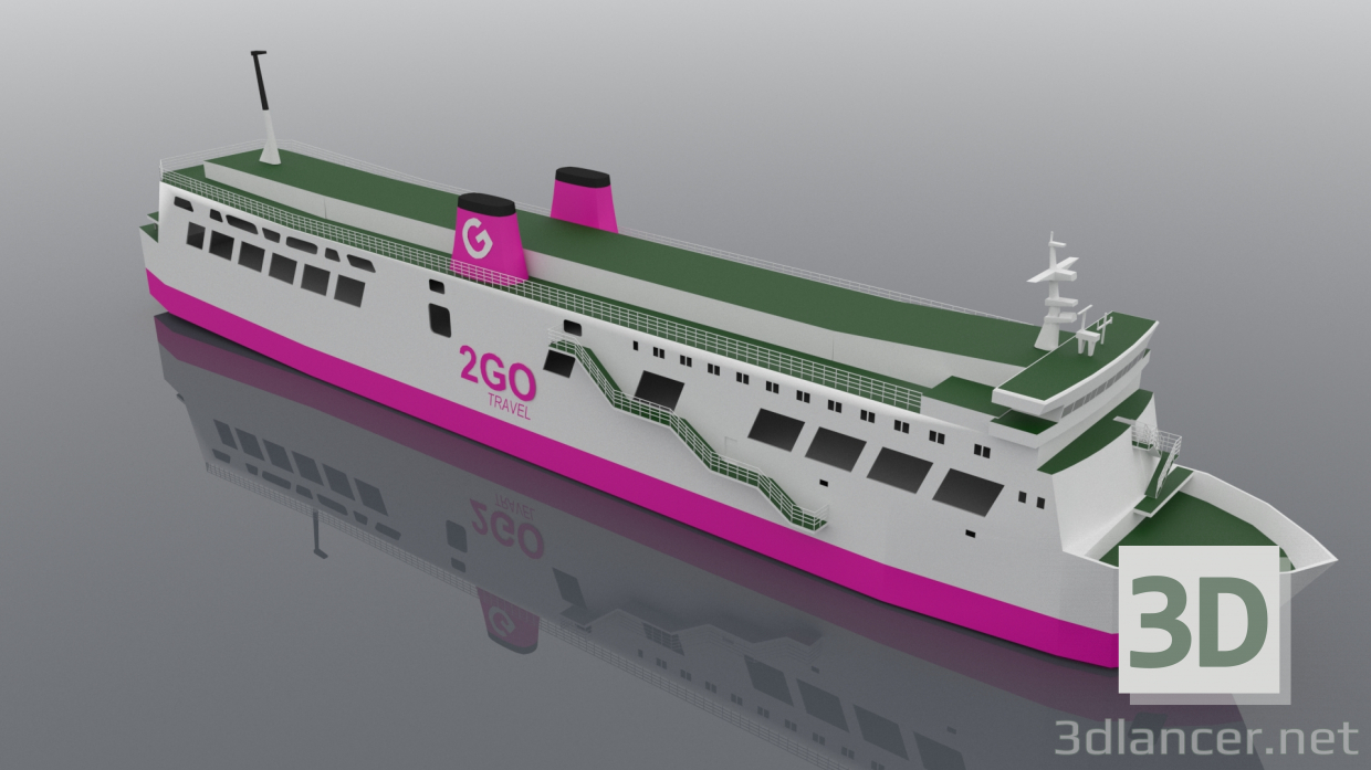 MV Santo Tomás de Aquino 3D modelo Compro - render