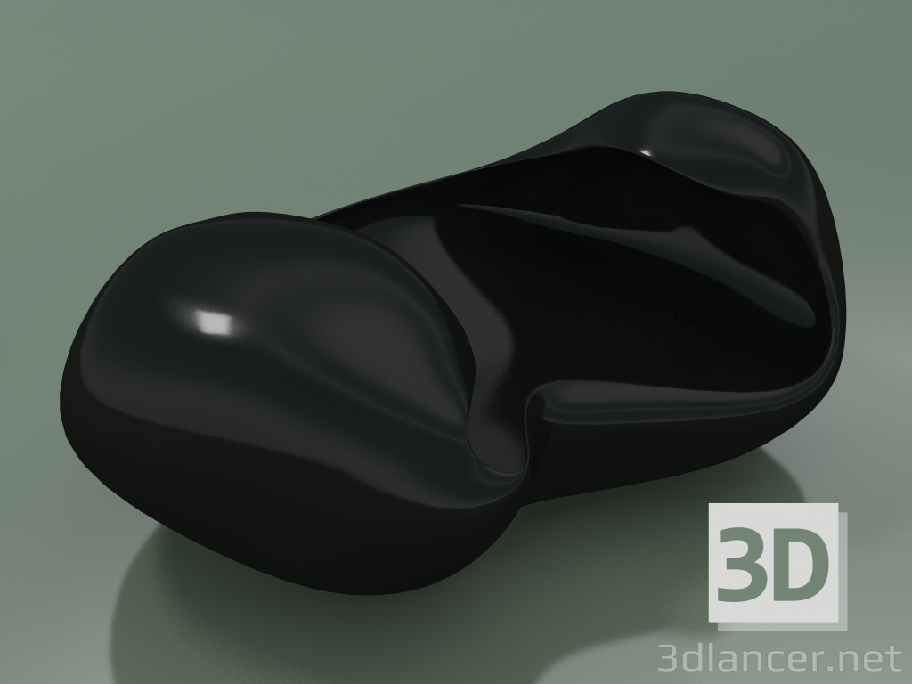 Modelo 3d Bowl Bouble (Preto) - preview