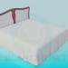 3D Modell Bett - Vorschau