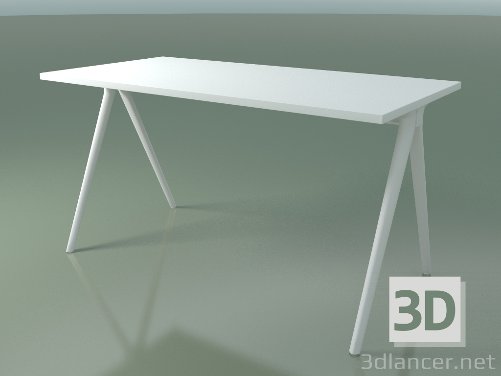 3d model Mesa rectangular 5407 (H 74 - 69x139 cm, laminado Fenix F01, V12) - vista previa