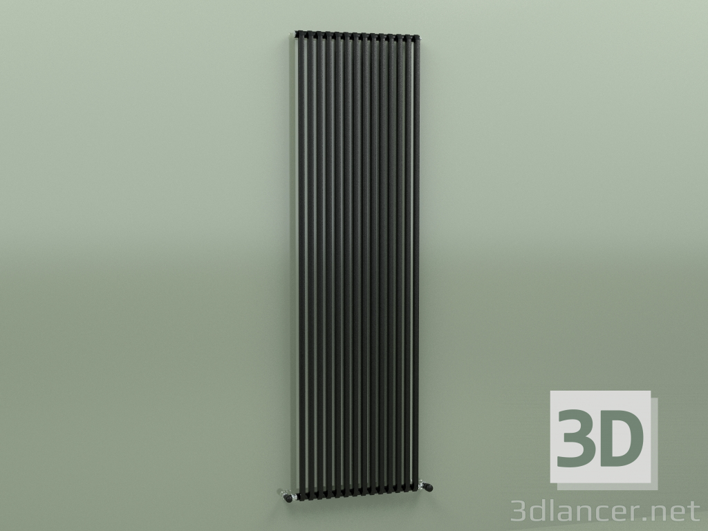 modèle 3D Radiateur SAX (H 2000 14 EL, Noir - RAL 9005) - preview