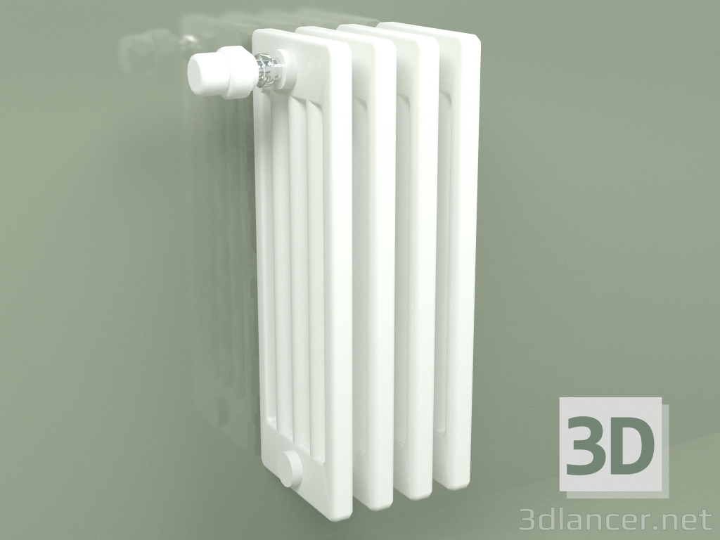 3d model Radiador Delta Laserline (DL5, H 500 mm, RAL - 9016) - vista previa