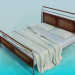 3D Modell Bett - Vorschau