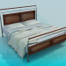 3D Modell Bett - Vorschau