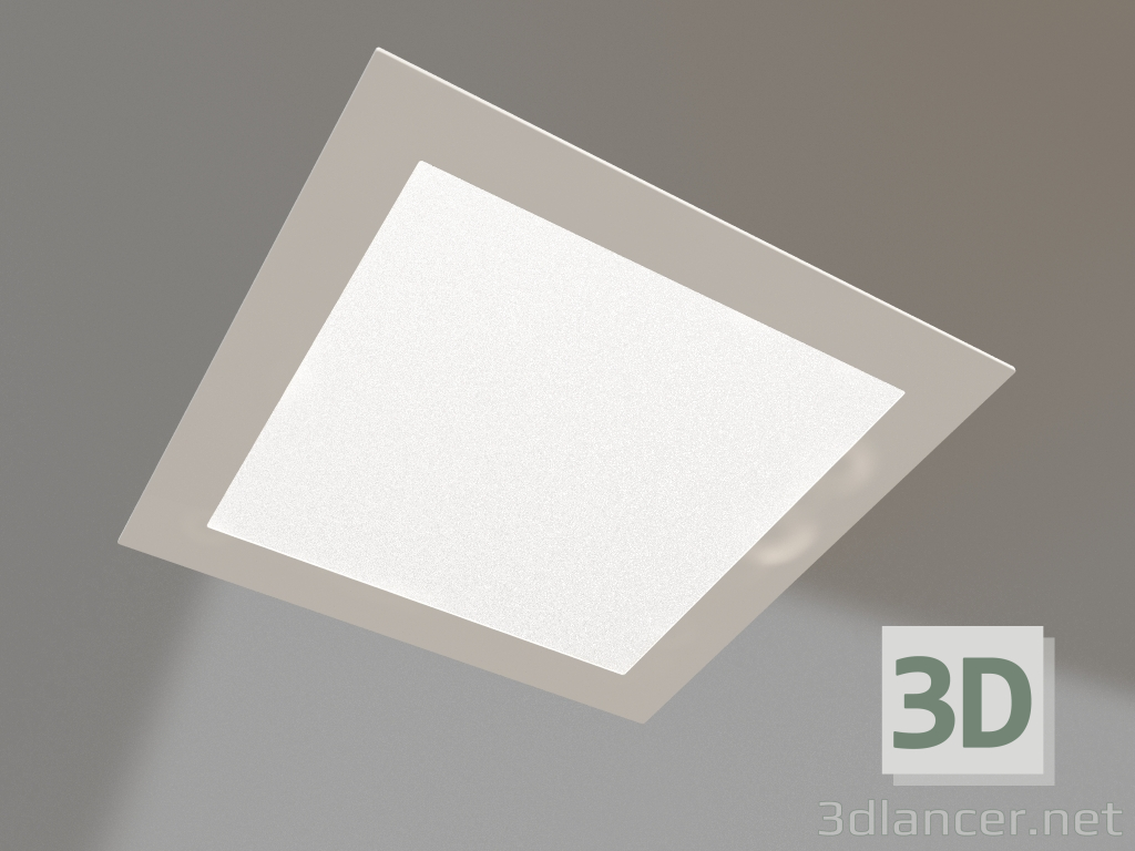 Modelo 3d Lâmpada DL-225x225M-21W Branco - preview