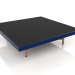 3d model Square coffee table (Night blue, DEKTON Domoos) - preview